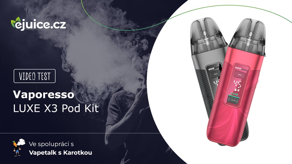 Vaporesso LUXE X3 Pod Kit - video test (CZ)