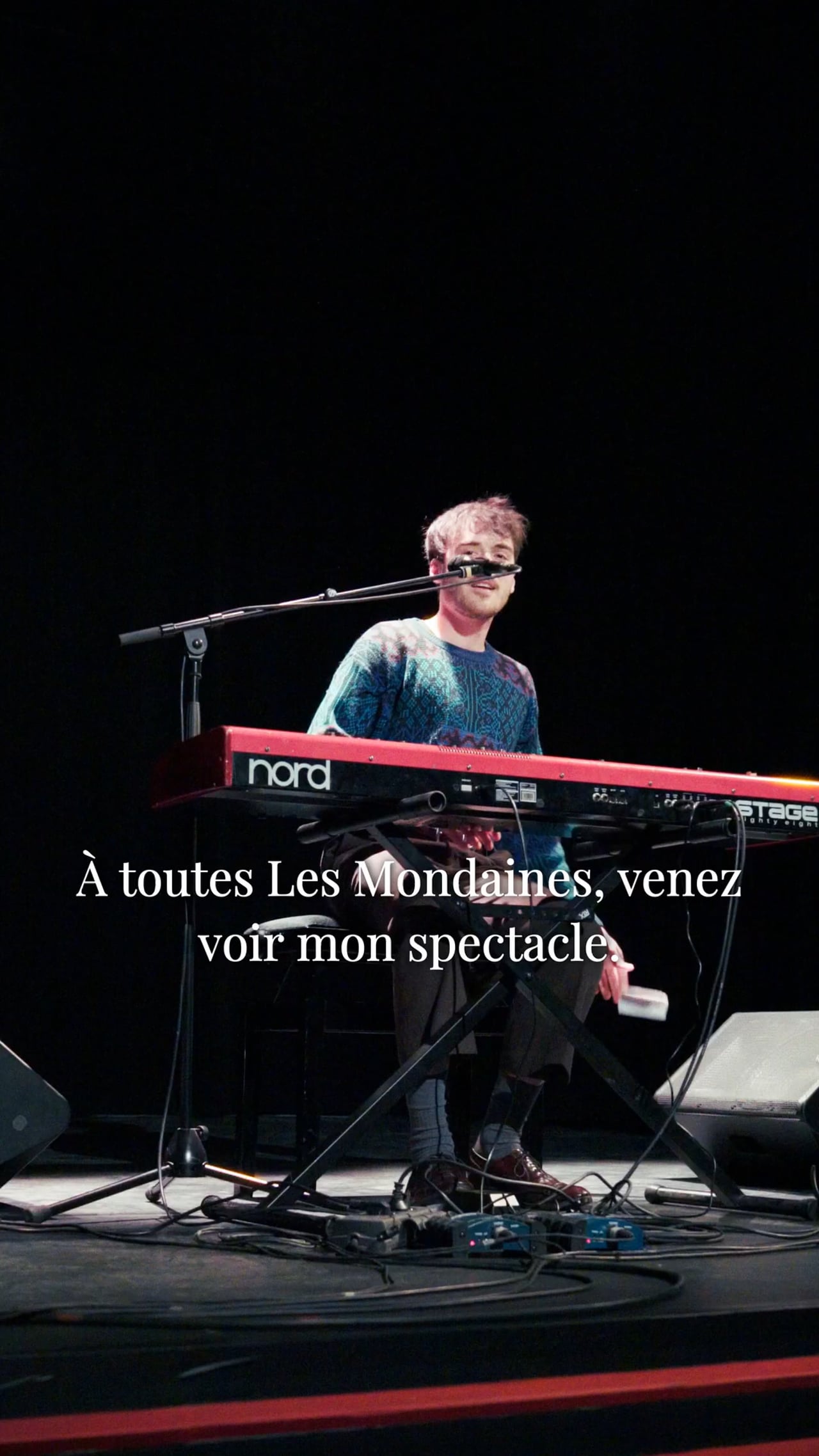Promo du concert d'Alphonse Bisaillon à Grenoble — vidéo