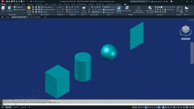 M1A3 - Aplicando Material em um Cubo