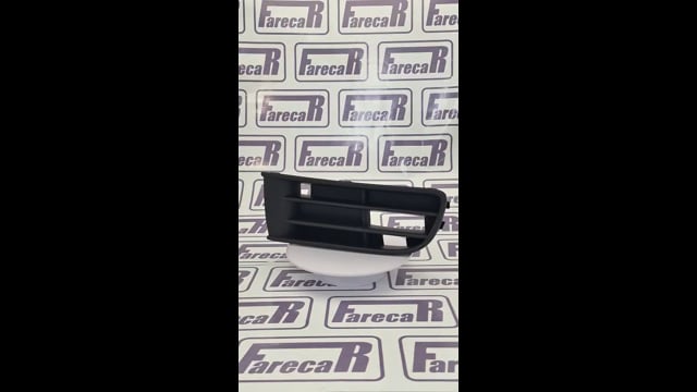 GRADE MOLDURA FAROL PARACHOQUE SEM FURO MILHA ORIGINAL VW 6Q0853665B41 ESQUERDO POLO 2003 2004 2005 2006 