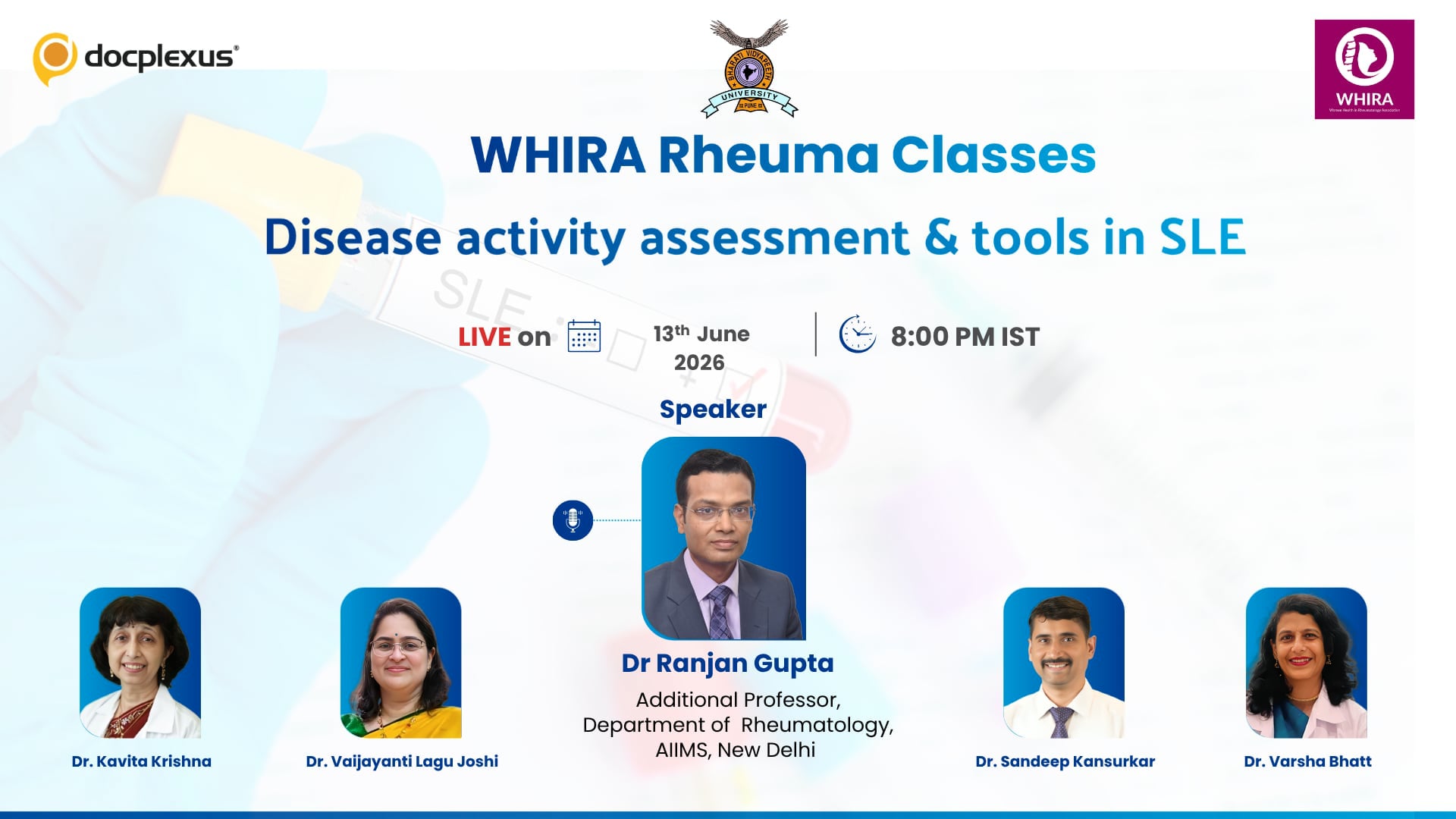 Disease Activity Assessment & Tools in SLE