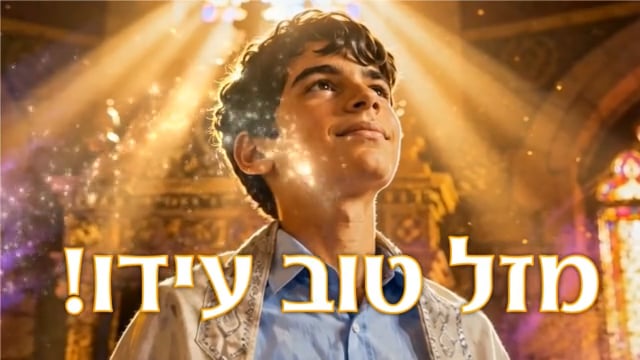 מצגת בר מצווה לעידו — הסיפור שלו, בדרך שלו