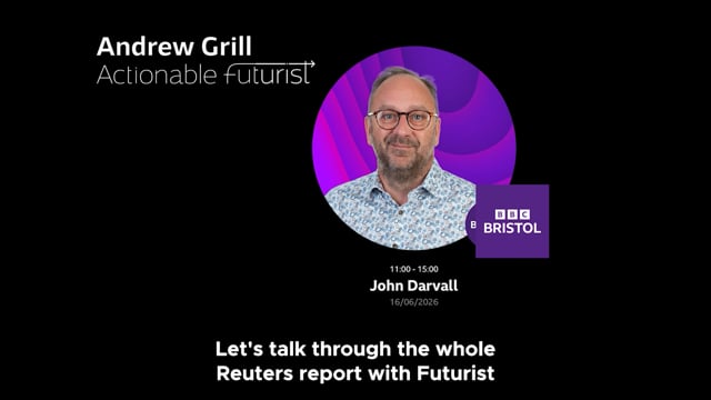 Andrew Grill on BBC Bristol Radio — AI and the Future of News