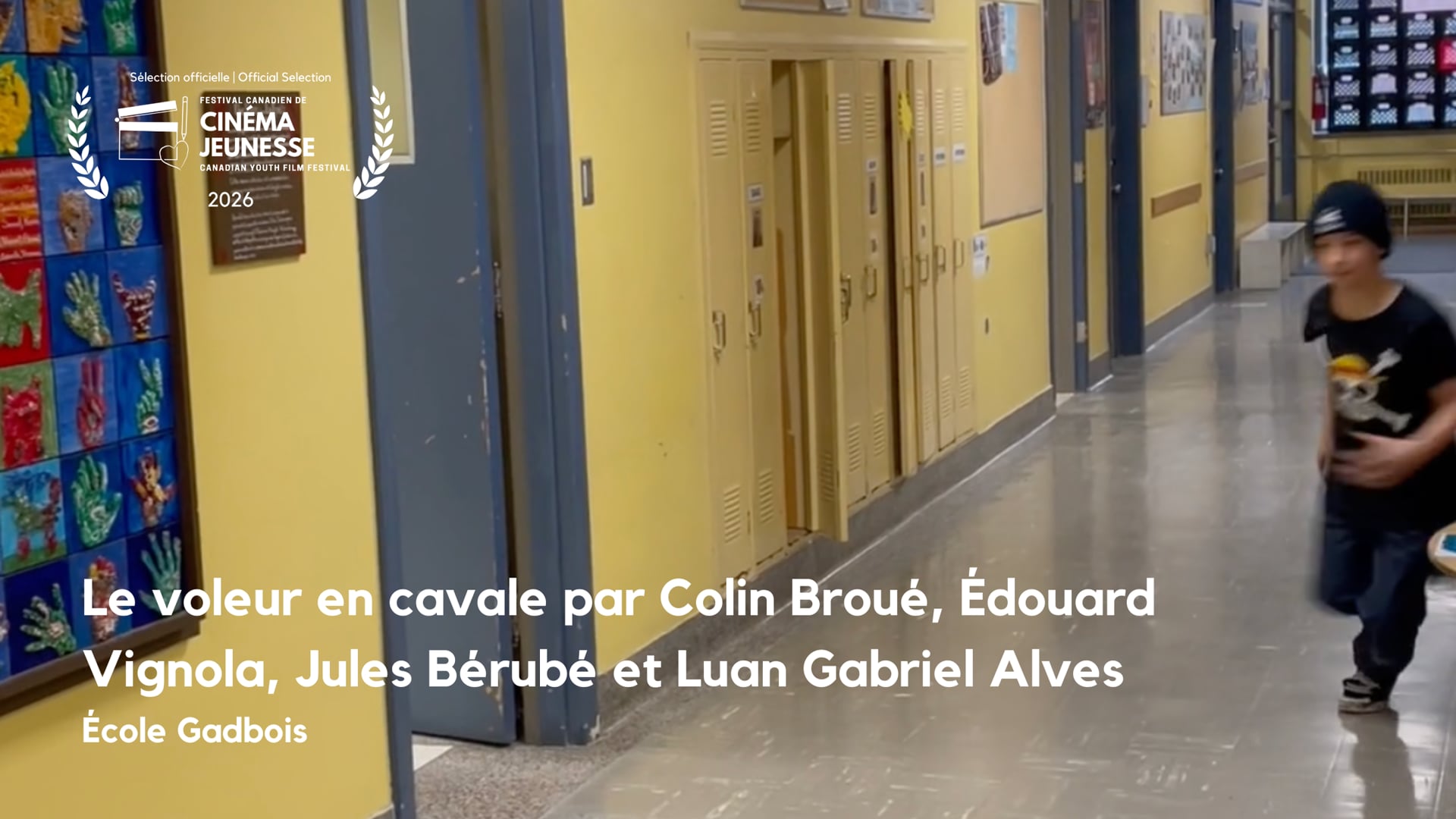 Le voleur en cavale par Colin Broué, Édouard Vignola, Jules Bérubé et Luan Gabriel Alves [École Gadbois]