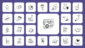 Animated Wellness & Lifestyle Bundle, an Outline Icon by Prosymbols (Thumbnail 4 of 4)