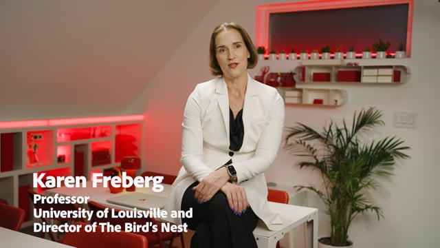 Video still from Karen Freberg