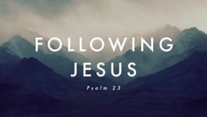 Following Jesus