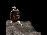 Astro West - Genuine Pallasite Meteorite Necklace Pendant AWPAL518 Video