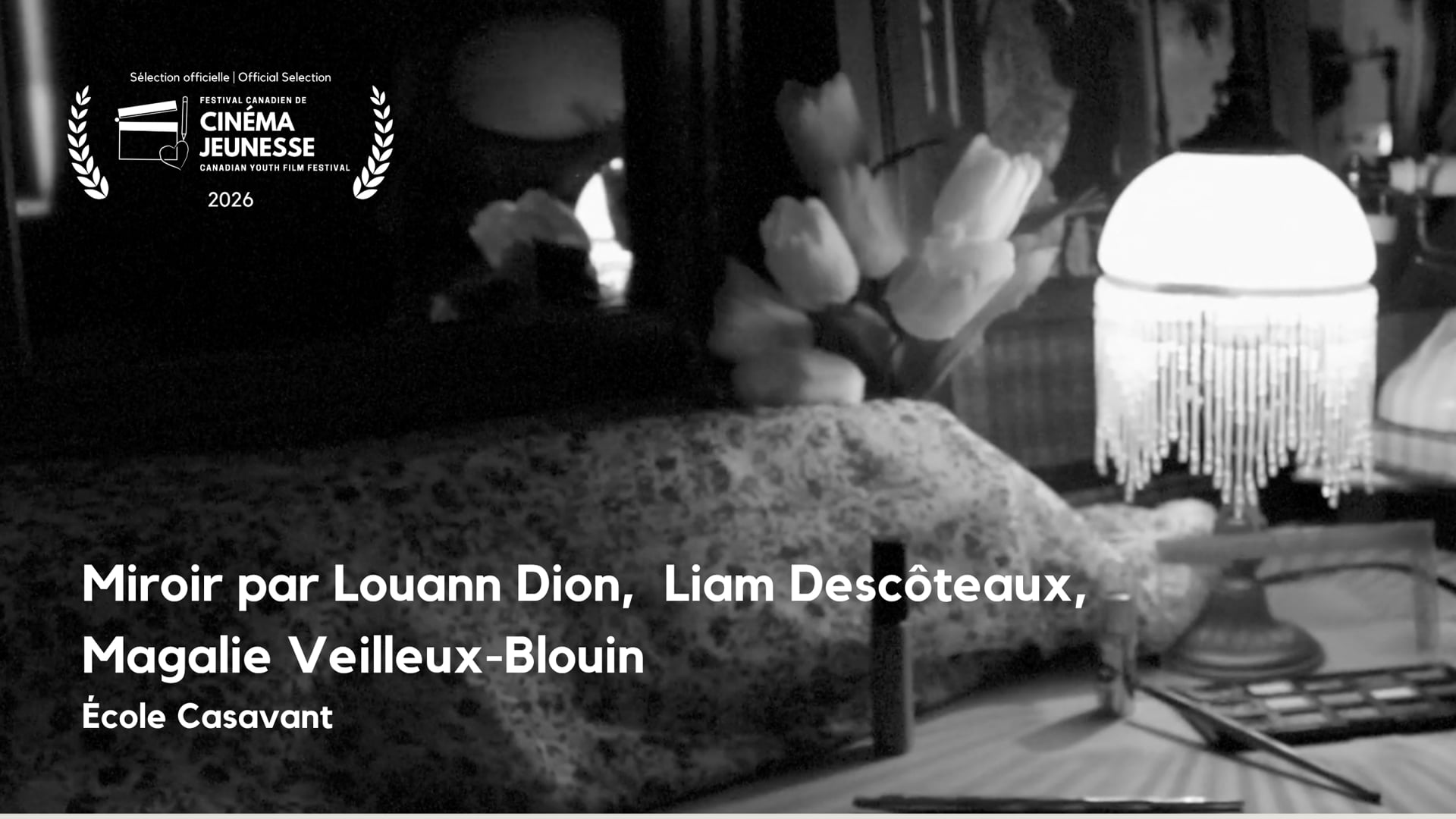 Miroir par Louann Dion,  Liam Descôteaux,  Magalie Veilleux-Blouin [École Casavant]