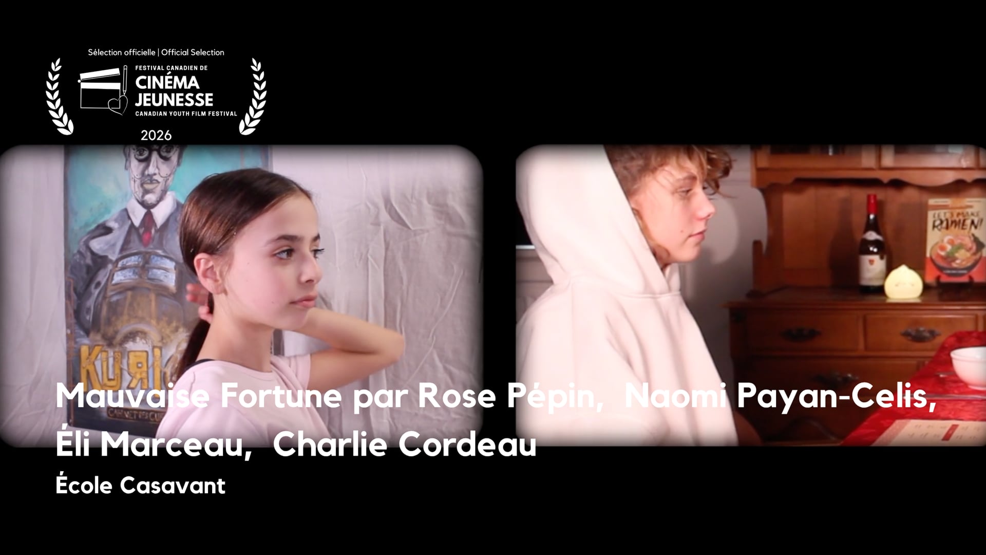 Mauvaise Fortune par Rose Pépin, Naomi Payan-Celis, Éli Marceau, Charlie Cordeau [École Casavant]