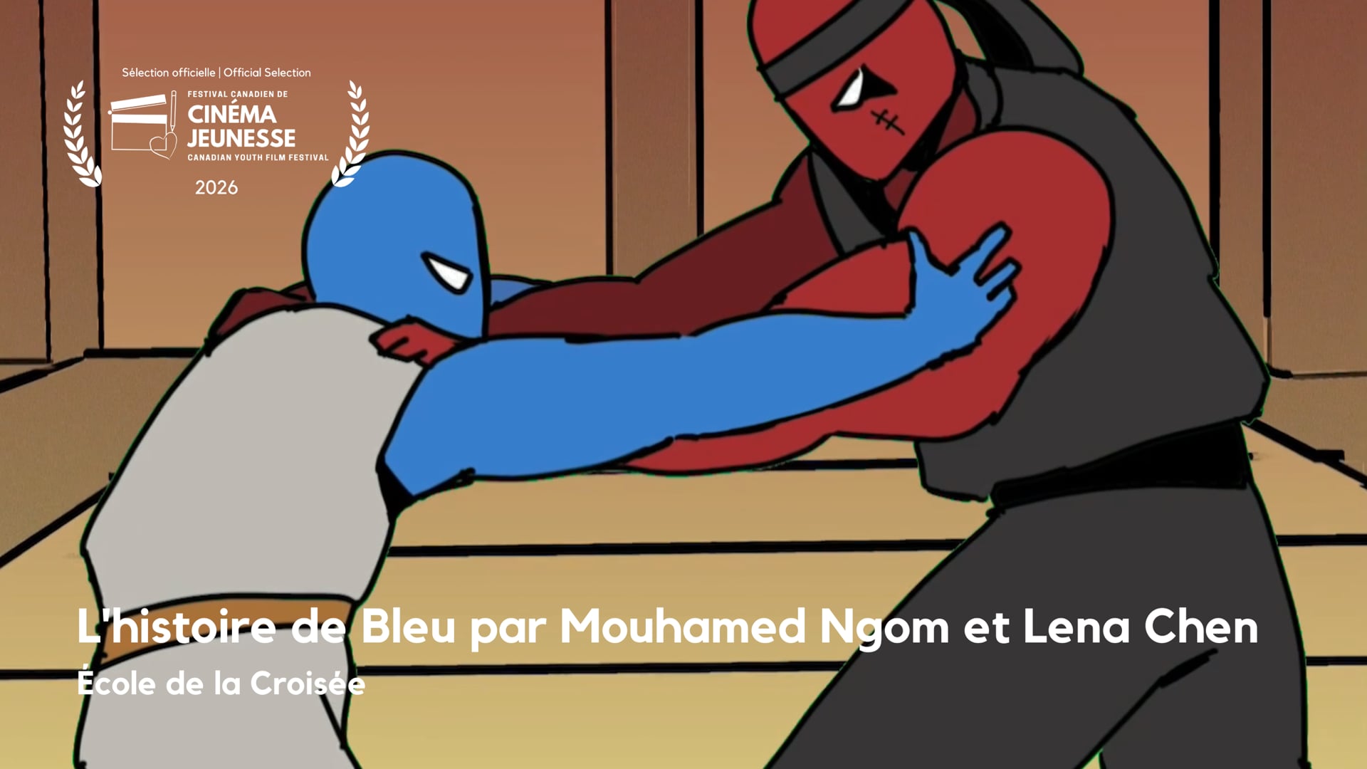 L'histoire de Bleu par Mouhamed Ngom et Lena Chen [École de la Croisée]