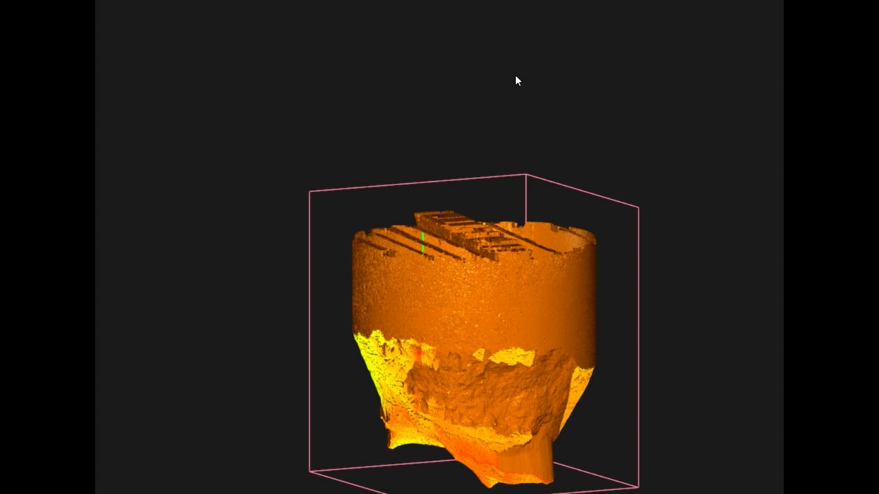 Material Flow and Position Mapping Using DTM
