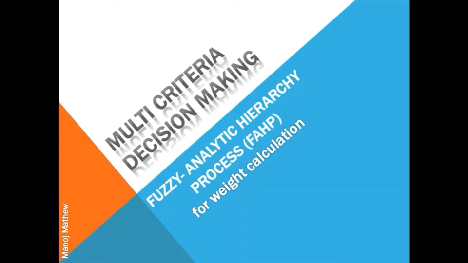 AHP Calculation Methods