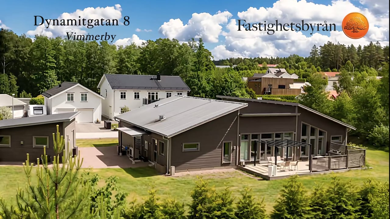 5 rum Villa på Dynamitgatan 8 Stenshult (Vimmerby) Vimmerby kommun - video