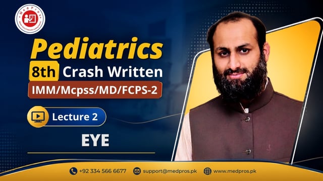 Eye || Lecture-2 || Dr Taimoor Khalil