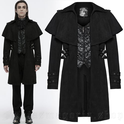 Salem's Vampire Gothic Coat - Punk Rave