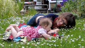 Babies Outdoors – Bobby plays in the garden