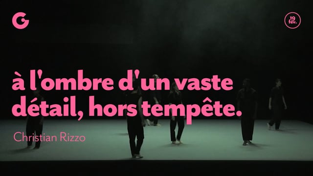 TEASER - à l’ombre d’un vaste détail, hors tempête., Christian Rizzo