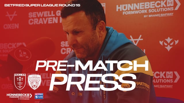 “It'll Be A Great Spectacle” Leigh Leopards Pre-Match Press - Willie Peters