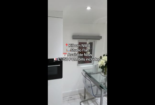 Studio Flat with Bills Included in Kilburn area  Main Photo