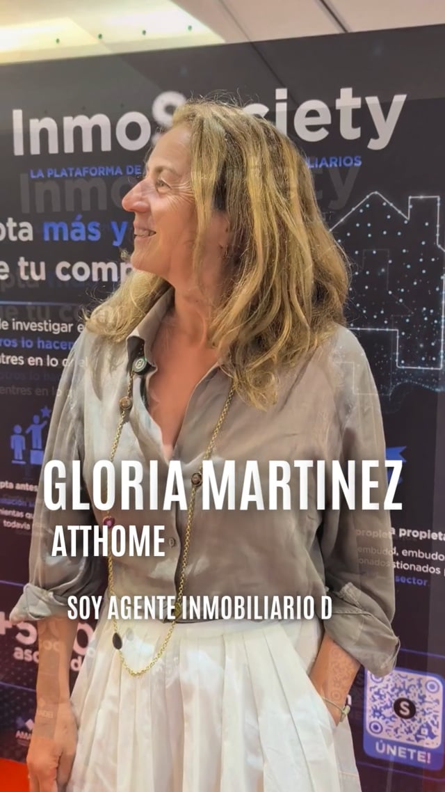 Testimonio de Gloria Martínez, agencia socia de InmoSociety