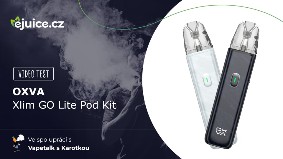 OXVA Xlim GO Lite Pod Kit - video test (CZ)