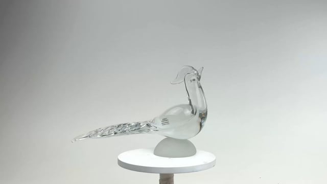 Pavão em Cristal de Murano II