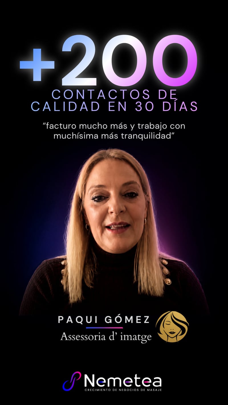 Testimonio de Paqui Gómez