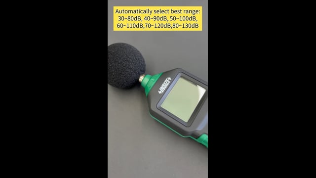 Decibelímetro Digital Portátil INSIZE Faixa 30 a 130dB Resolução 0,1dB - 9351-130