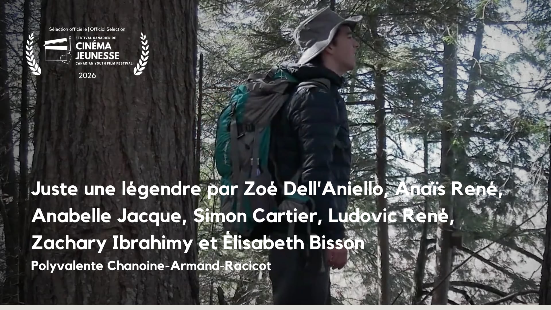Juste une légende par  Zoé D. , Anaïs R., Anabelle J., Simon C., Ludovic R.,, Zachary I., et Élisabeth [Chanoine-Armand-Racicot]