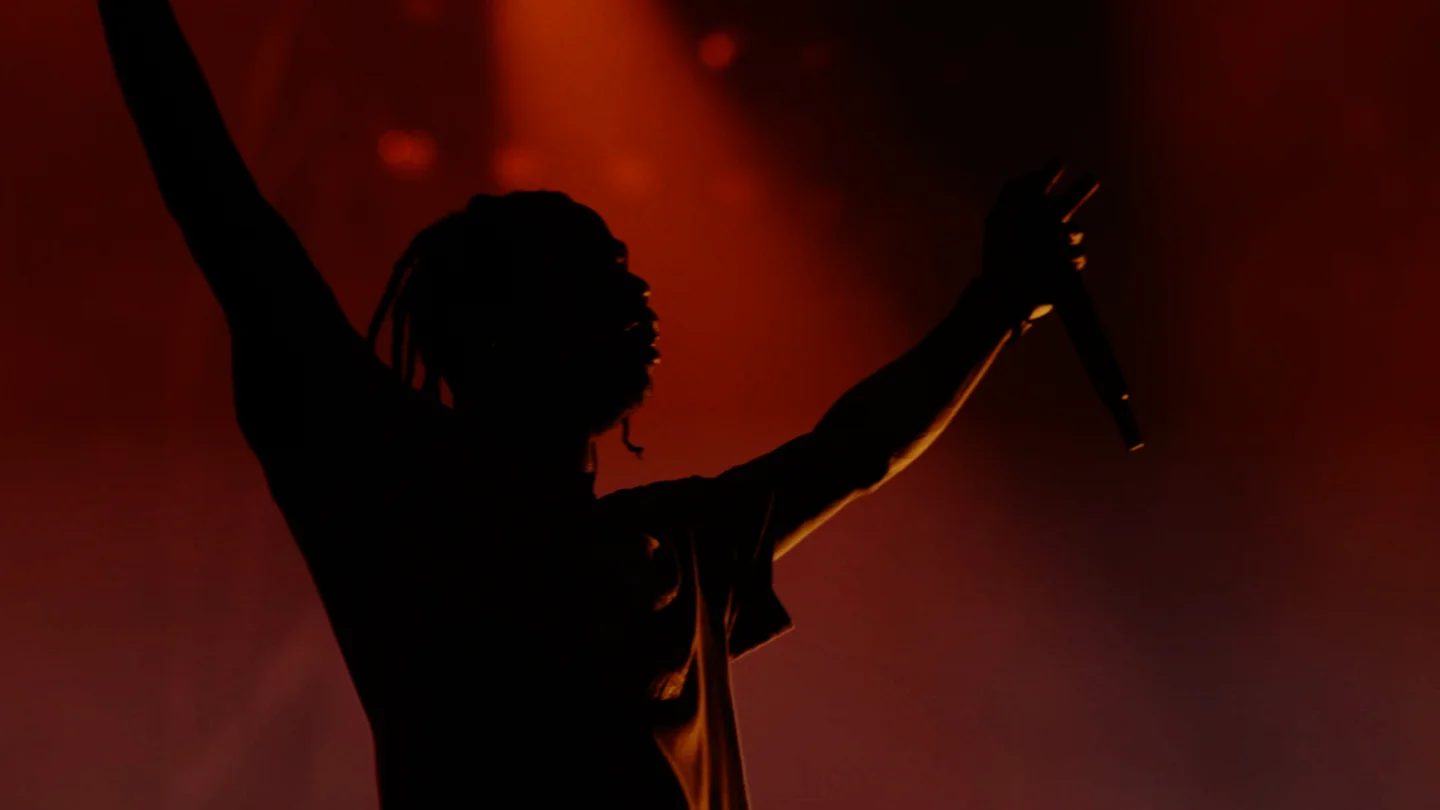 Still from the Travis Scott live show aftermovie