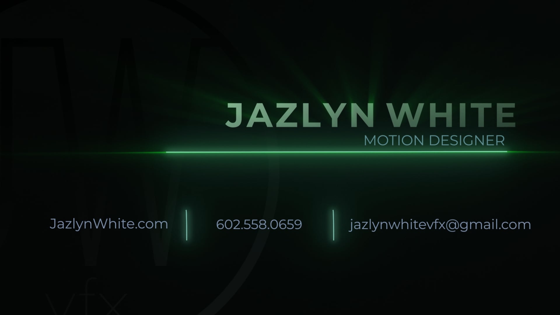 Jazlyn White Motion Design Reel 2026