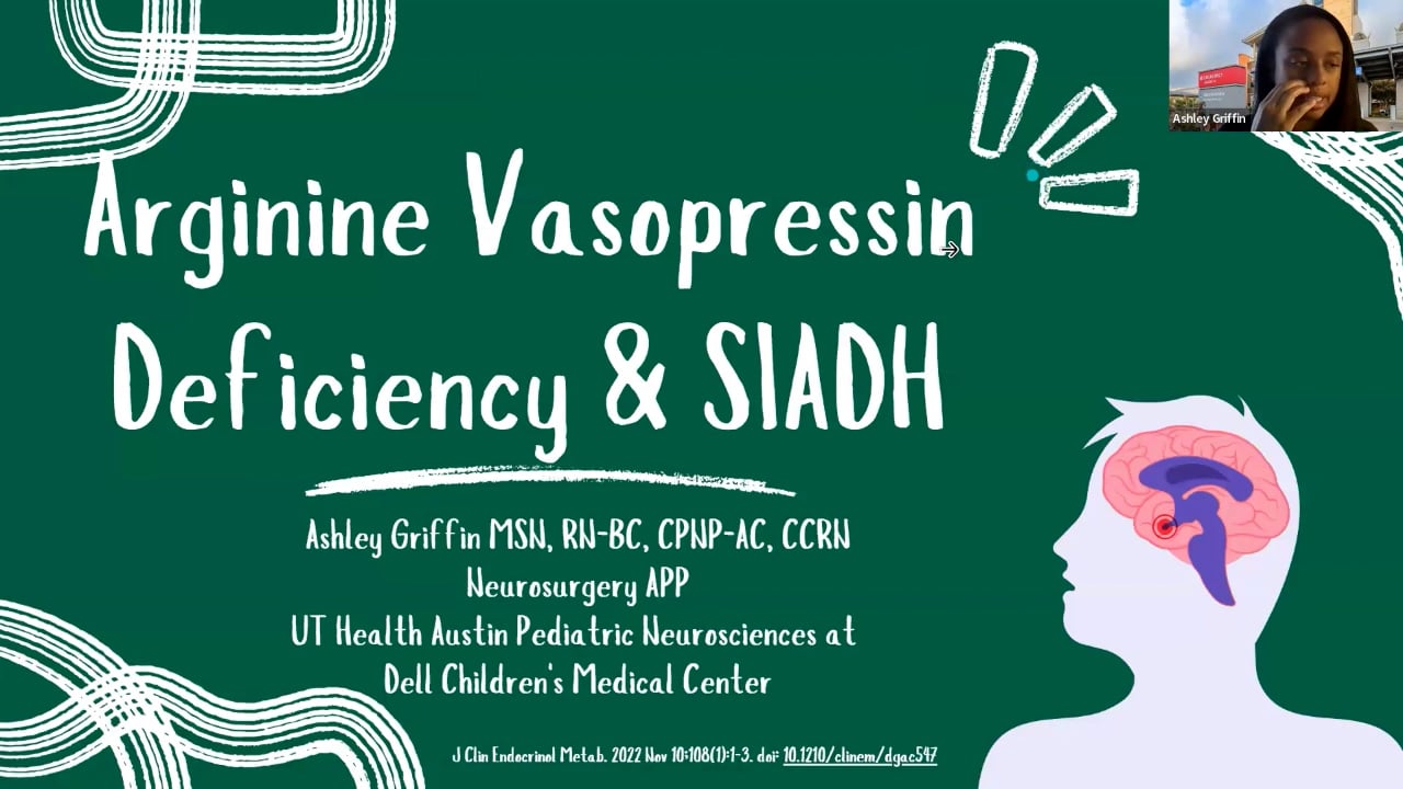 ISPN Nursing Webinar 6/26 – Transsphenoidal Surgery and Associated Side Effects – Arginine Vasopressin Deficiency and SIADH