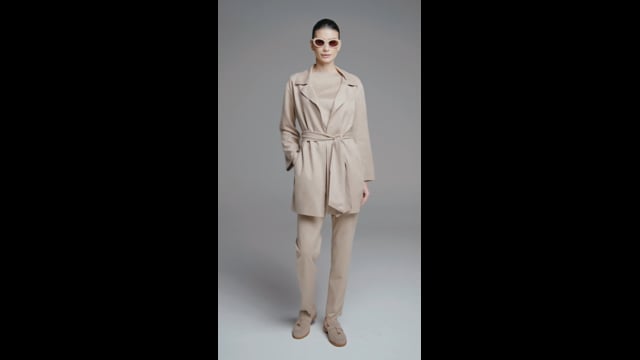 Trench Coat Suede Fendi Julia
