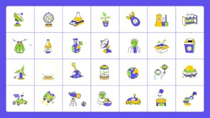 Animated Innovation Icons, an Outline Icon by Creative Stall (Thumbnail 3 of 3)