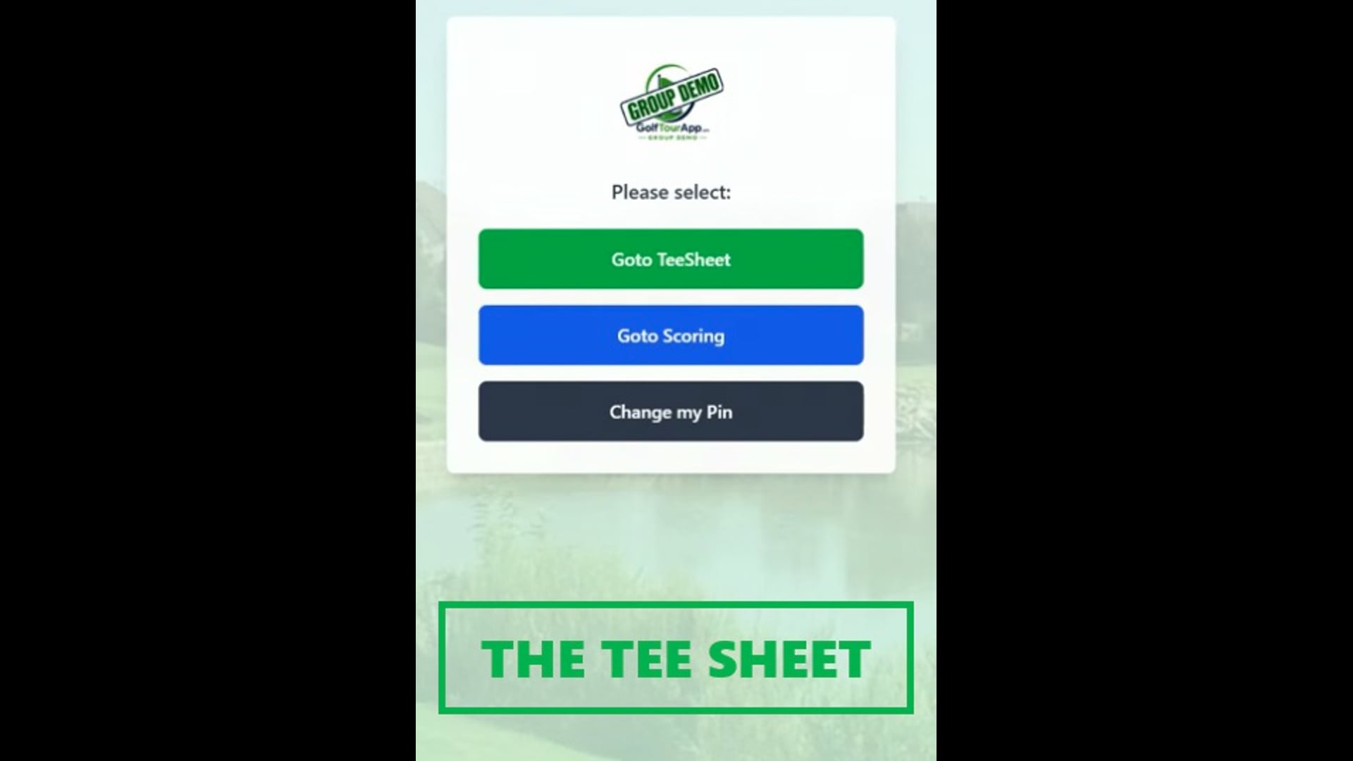 GROUP The TeeSheet