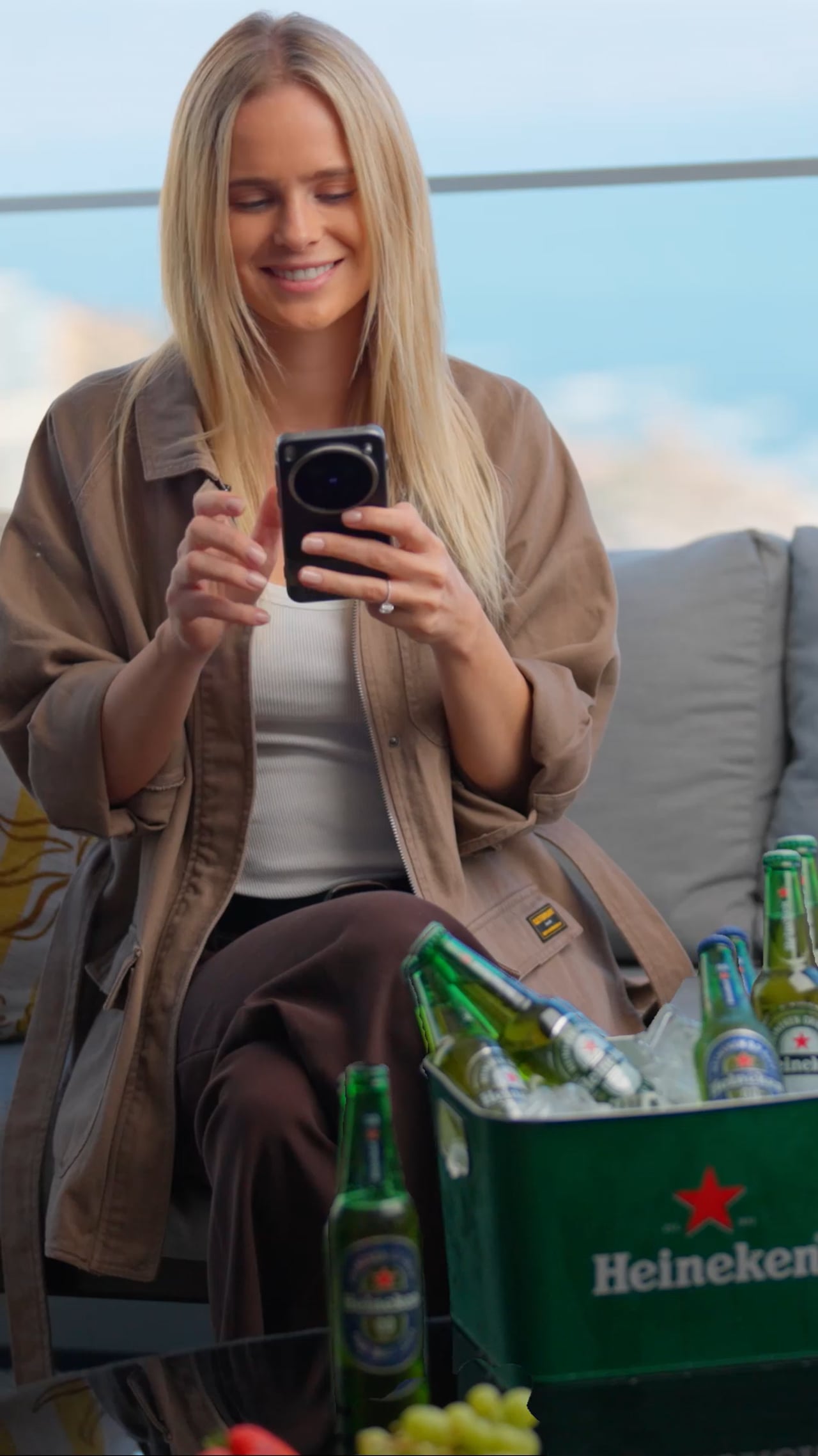 Heineken campaign film - makeup and hair by Jose Lafrentz