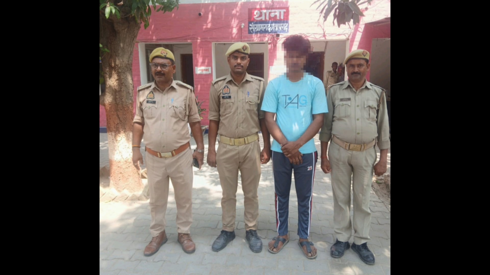 मुखबिर की सूचना पर संग्रामगढ़ पुलिस का सटीक वार वांछित अभियुक्त गिरफ्तार#latest_news 