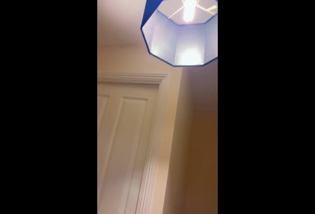 Video 1: A spacious room with two wardrobes, including one double wardrobe and one single wardrob
