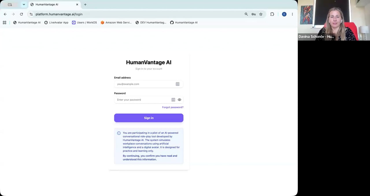 The manager experience — video still