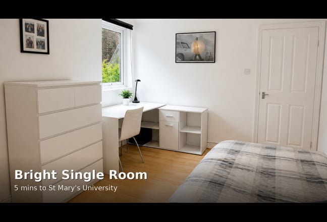 Single Room Near Station & St Mary’s Main Photo