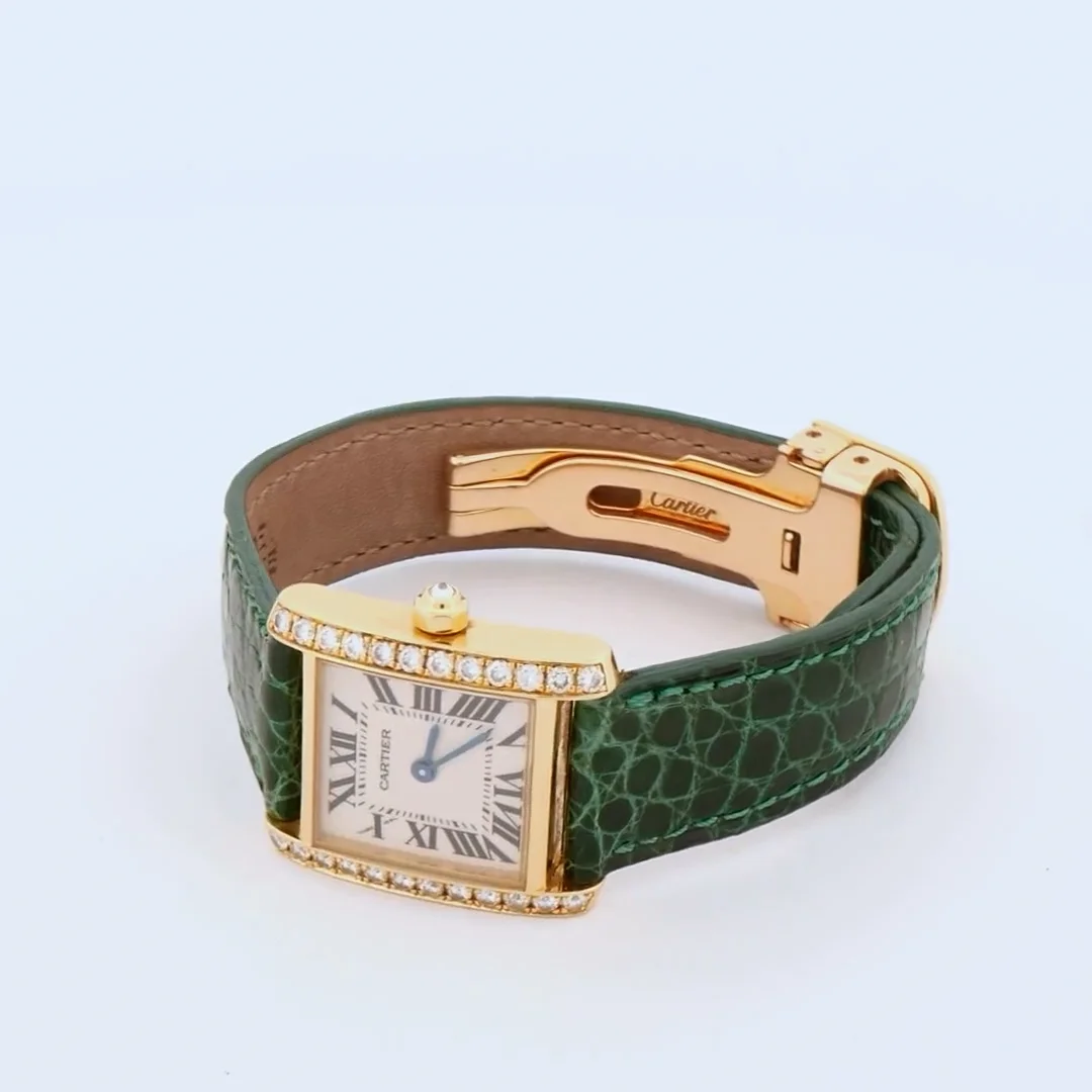 Used Cartier Tank Francaise 2385 18k 25mm Quartz watch | Gray & Sons