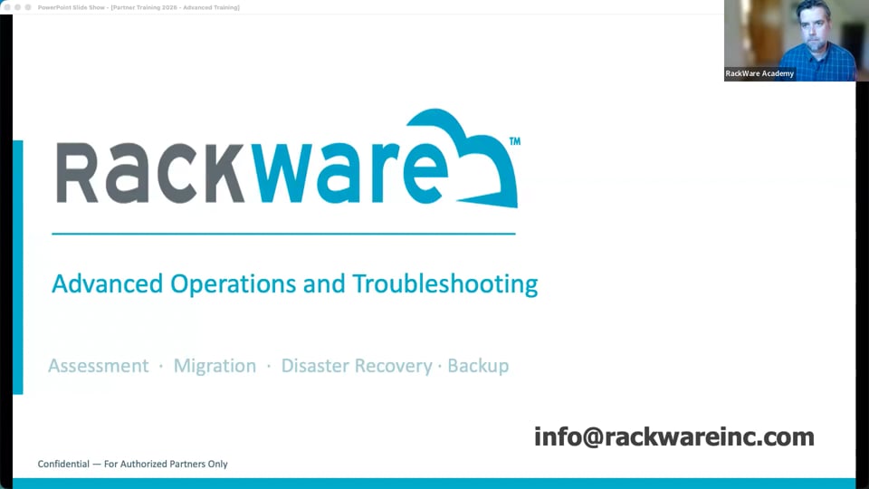 RackWare Academy: Advanced Operations & Troubleshooting