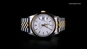 Pre-Owned Rolex Datejust Mens 36mm Automatic Stainless Steel and 18kt Yellow Gold Watch