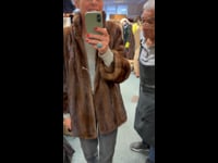 PHILIPPA LONDON EXAMPLE OF A RESTYLED VINTAGE MINK JACKET