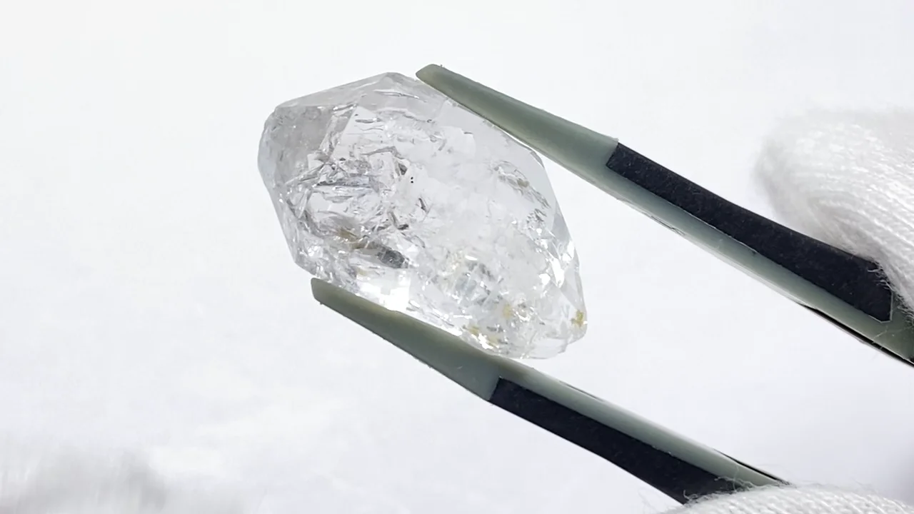 水入りダブルポイントクリスタル ルース 1個 NO.389【1点もの