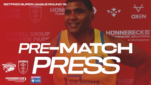 “I'm Just Focused On Doing My Best” Leeds Rhinos Pre-Match Press - Tevita Pangai Jr.