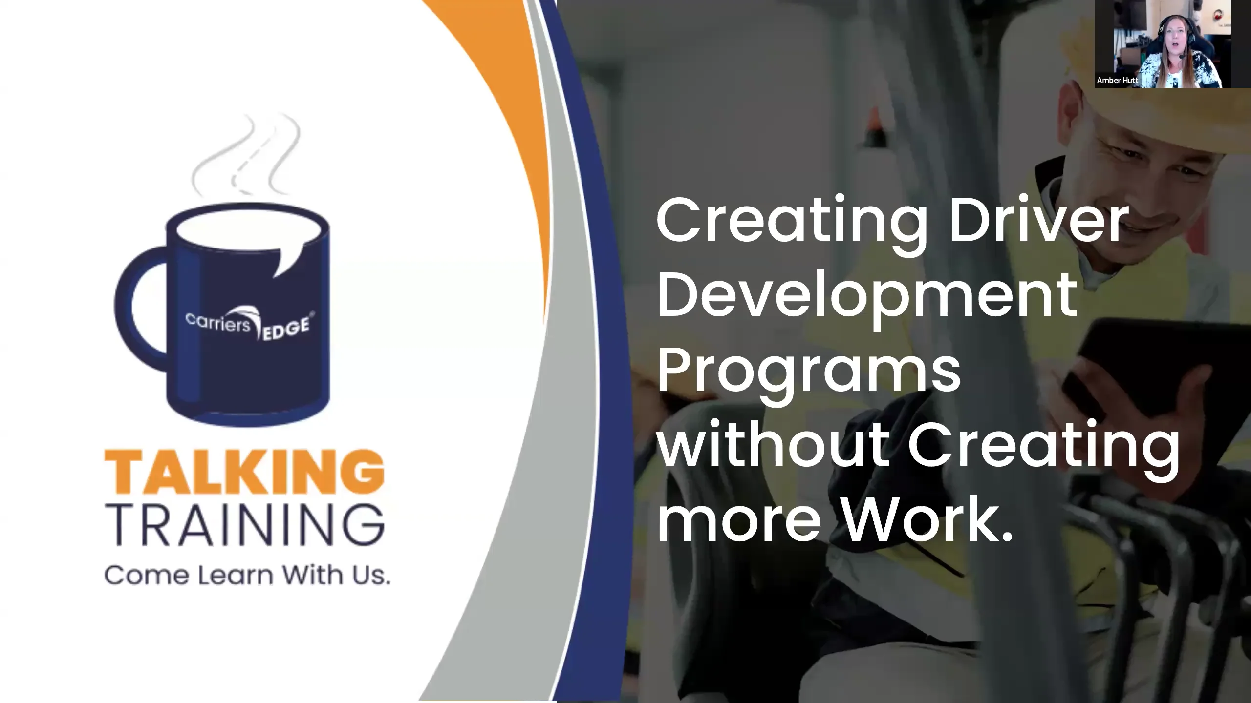 Talking Training: Creating Driver Development Programs without Creating ...