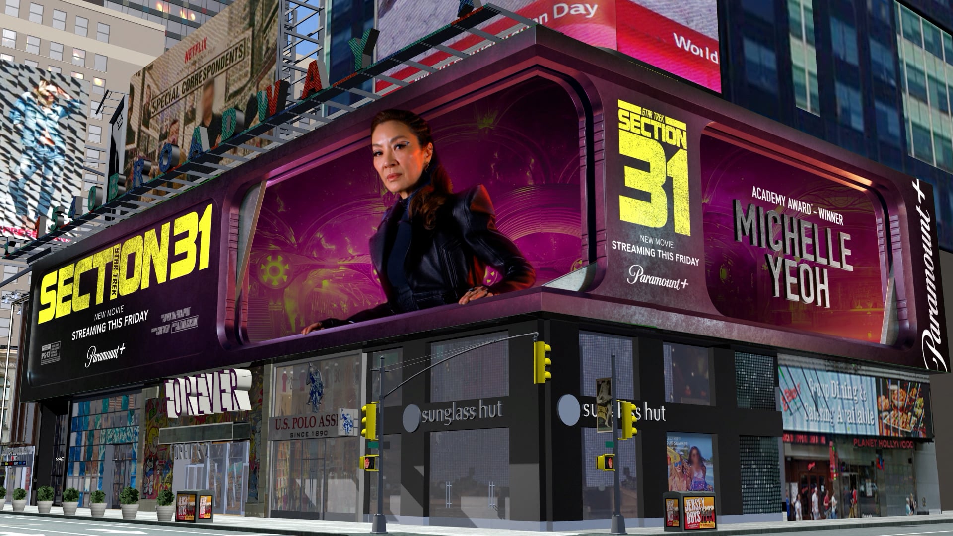 Star Trek: Section 31 – Times Square 3D Billboard