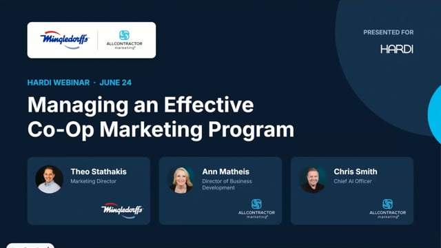 Managing an Effective Co-op Marketing Program Video